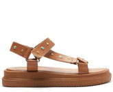 Papete Plataforma Diana Tachas Marrom C 30578 0009 0001 Anacapri